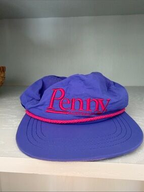 Purple Cap with Pink Trim